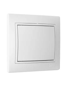 Tampa cega de embutir branco série europa solera erp75u