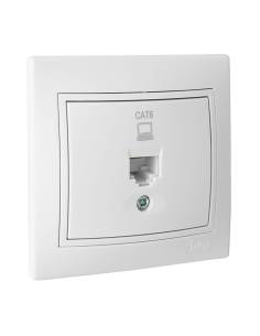 Tomada de dados rj4 cat6 série europa solera erp88u