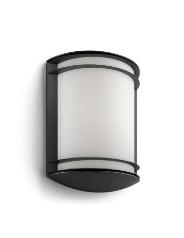 Aplique led 6w 600lm 4.000k preto mod. antelope philips