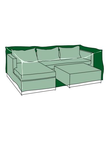 Capa protetora para chaiselong+mesa 300x200x80cm 240g/m²