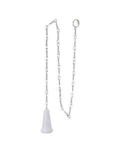 Cadena Cisterna Alta Aluminio Con Pomo Plástico. - Imagen 1