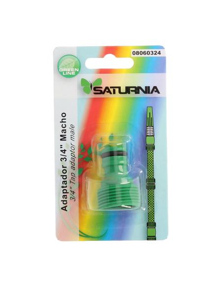Adaptador Manguera Plastico 3/4 Macho Blister - Imagen 1