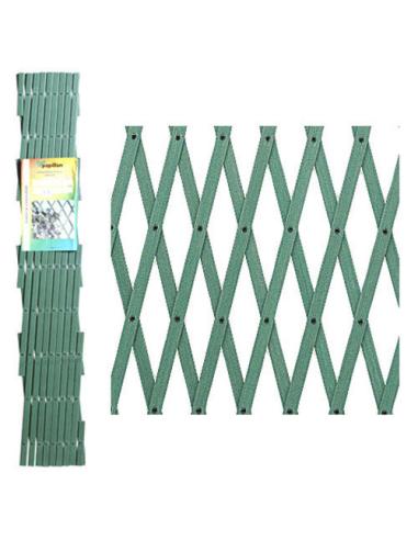 Celosia Pvc Verde Extensible 2x1 metros. - Imagen 1