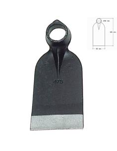 Azada Forjada Sin Mango 207/  475 Gramos - Imagen 1