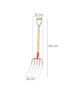 Horca Con Mango Anilla  560 / 5 Puas - Imagen 1