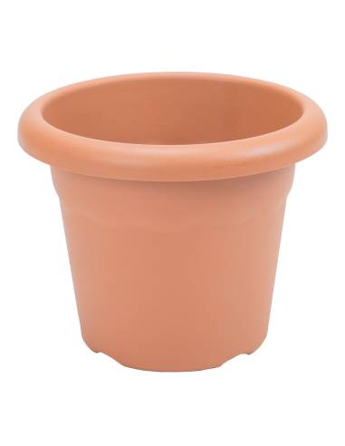 Vaso de injeção cor terracota ø20cm plastiken