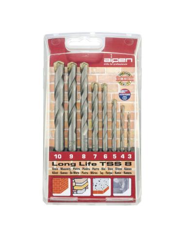 Estuche Brocas Alpen Widia Long Life 8 Piezas - Imagen 1