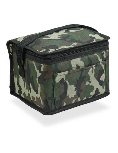 Nevera diseño camuflaje con asa 4,5l. hidalgo