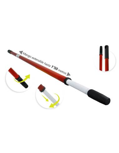 Cabo metálico extensível 86-150cm rosca ø22mm