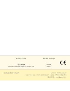 Extensão com 6 tomadas 2p+t, 16a 250v. máx.3680w 850°c gwt 61ilso solera 2