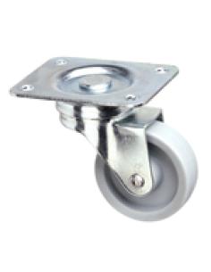 Rueda Polyamida Placa   50 mm. - Imagen 1