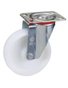 Rueda Industrial Nylon Placa 100 mm. - Imagen 1