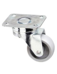 Rueda Polyamida Placa   40 mm. - Imagen 1