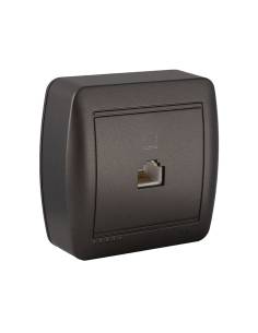 Tomada multimédia rj45. categoria 5e. de superfície. serie mural