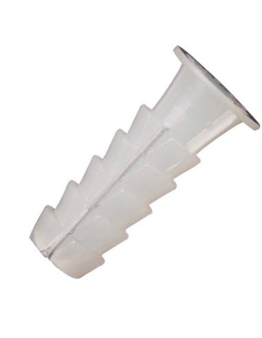 Taco Wolfpack Plástico Blanco    6 mm. (25 unidades) - Imagen 1