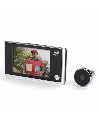 Visor com câmara digital sentinel 31-slv preto / cinza. ifam