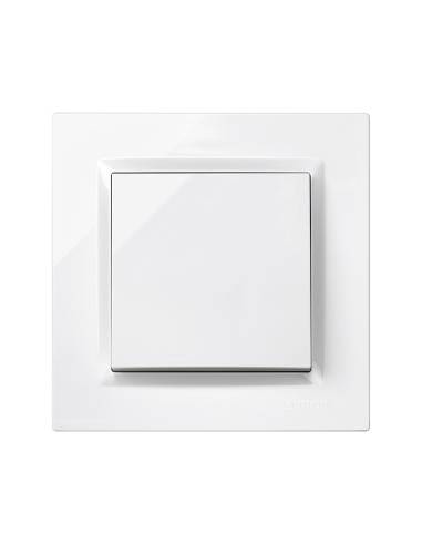 Interruptor branco com quadro