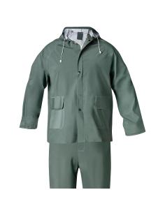 Traje de Agua Impermeable Verde Pvc         Talla 8-XL - Imagen 1
