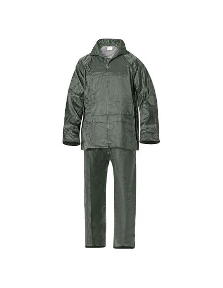 Traje de Agua Impermeable Verde Nylon       Talla 8-XL - Imagen 1