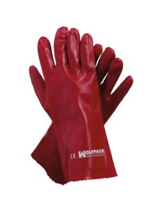 Guantes Pvc Rojo 35 cm. (Par) - Imagen 1