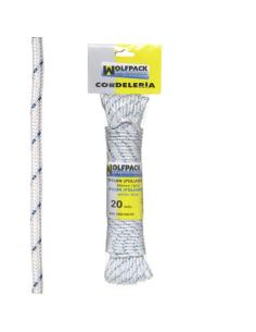 Cuerda Nylon Alta Tenacidad Blanca / Azul (Madeja 20 m.) - Imagen 1