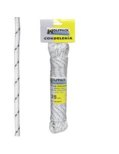 Cuerda Nylon Alta Tenacidad Blanca / Azul (Madeja 25 m.) - Imagen 1