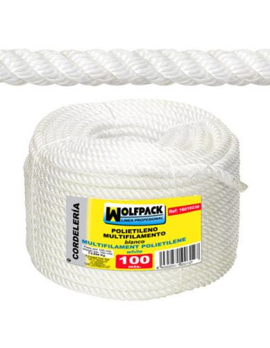 Cuerda Polipropileno Multifilamento (Rollo 100 m.)    8 mm. - Imagen 1