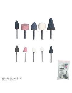 Juego Fresas para Amoladora Neumatica 10 Piezas - Imagen 1