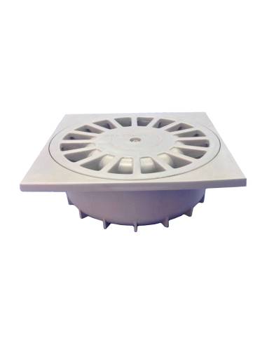 Sifão vertical pvc t-88, 250 x 250 x 70 mm / ø110 - 90 mm