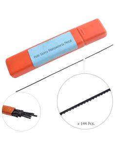 Pelo Sierra Marqueteria Metal  6-13 (Estuche 144 pzas.) - Imagen 1