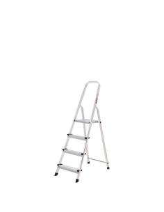 Oryx Escalera Aluminio 4 Peldaños Plegable, Uso doméstico, Antideslizante, Ligera y Resistente - Imagen 1