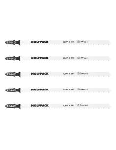 Hoja Larga Sierra Calar Para Madera Corte Grueso 5 Piezas. Hoja Cromo Vanadio 58. Vastago T Universal.