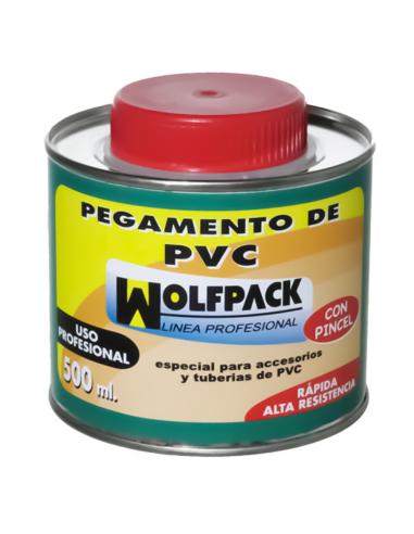 Pegamento Pvc  Wolfpack  Con Pincel 500 ml. - Imagen 1