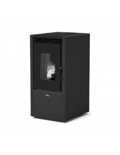 Estufa Pellet Aire Ferroli CORONA 9kW NEGRA