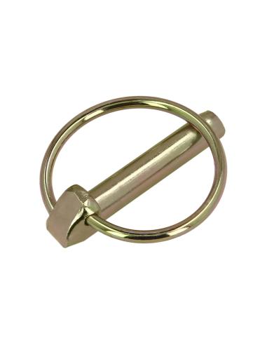 Pasador Anilla Ø 8 x 55 mm. Acero Zincado, Pasadores Anillas, Pasador Remolque, Pasador Tractor, Pasador Bulones Tractor