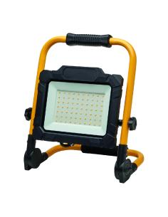 Foco Led Plano 30 Watt. Luz Blanca 4000º K IP 65 3300 Lumenes Con Asa de Transporte