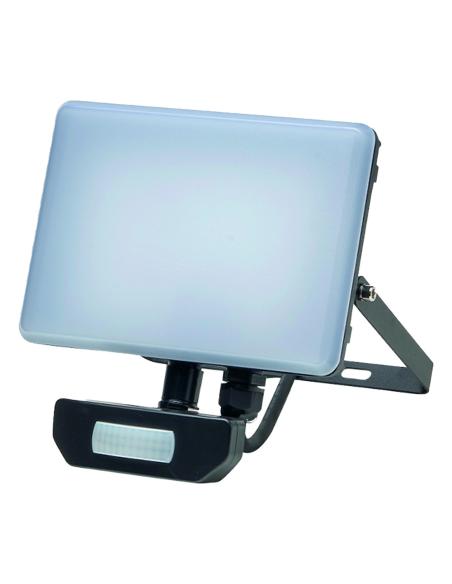 Foco Led Plano 10 Watt. 900 Lumens. Luz blanca 4000ºK Protección IP65. Cuerpo Aluminio. Con Sensor. Foco Led Plano 10 Watt. 900 Lumens. Luz blanca 4000ºK Protección IP65. Cuerpo Aluminio. Con Sensor.