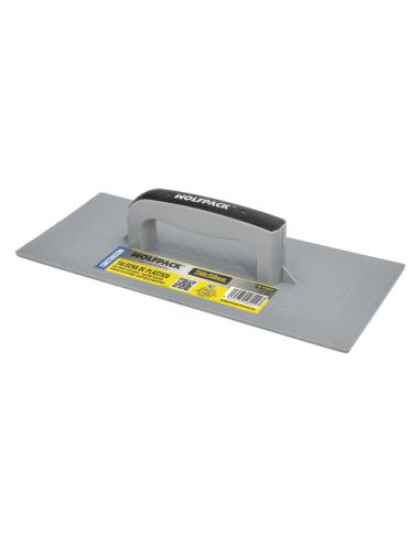 Talocha Plastico 350 x 150 mm. Base almenada Gris