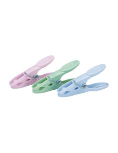 Pinzas Tender Ropa Plastico (Pak 24 Pz)