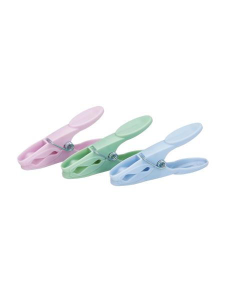 Pinzas Tender Ropa Plastico (Pak 24 Pz)