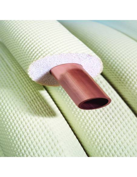Tubo de cobre com isolamento simples