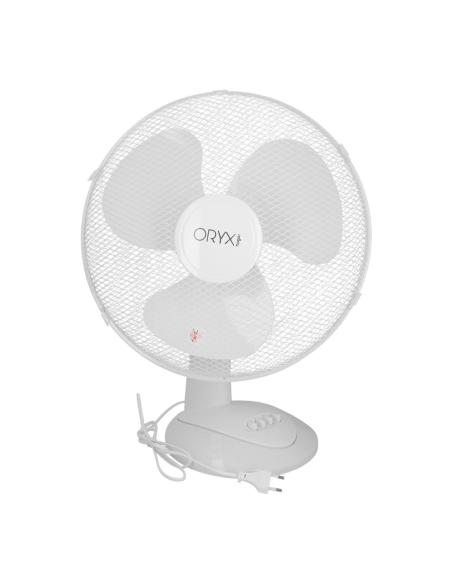 Ventilador Sobremesa Blanco 45 Watt 3 Velocidades.