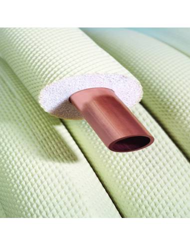 Tubo de cobre com isolamento simples