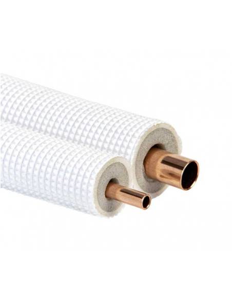 Tubo de Cobre Aislado Doble 1/4" 1/2"