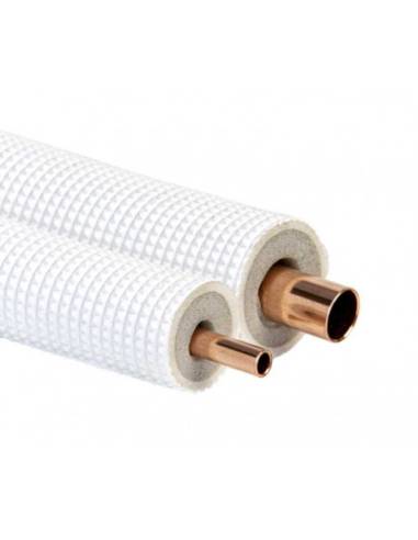 Tubos de cobre com isolamento duplo