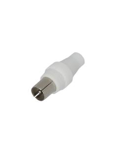 Conector TV Macho Recto 9,5 mm.