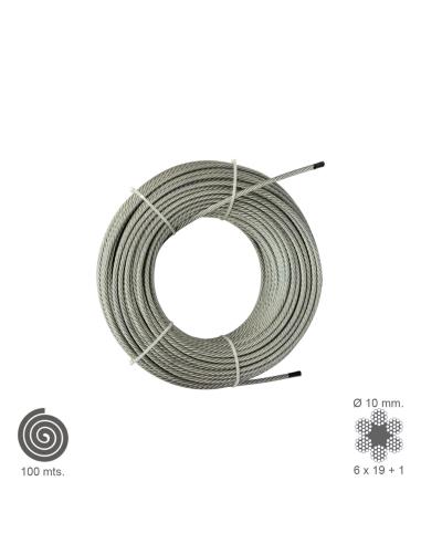 Cable Galvanizado 10 mm. (Rollo 100 Metros) No Elevacion
