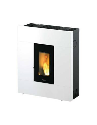 Estufa Pellet Aire Eider PASILLO 8kW BLANCA