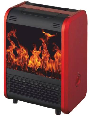 Estufa Eléctrica Simulación Chimenea Portátil 1500W