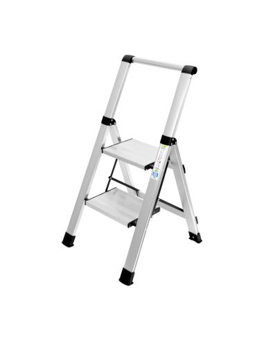 Escalera Plana Aluminio 2 Peldaños